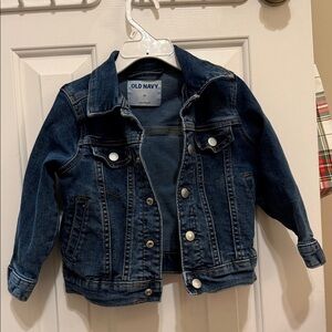 Old Navy Kids Dark Blue Jean Jacket